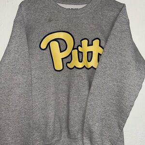 Gildan Heather Gray Pitt Crewneck